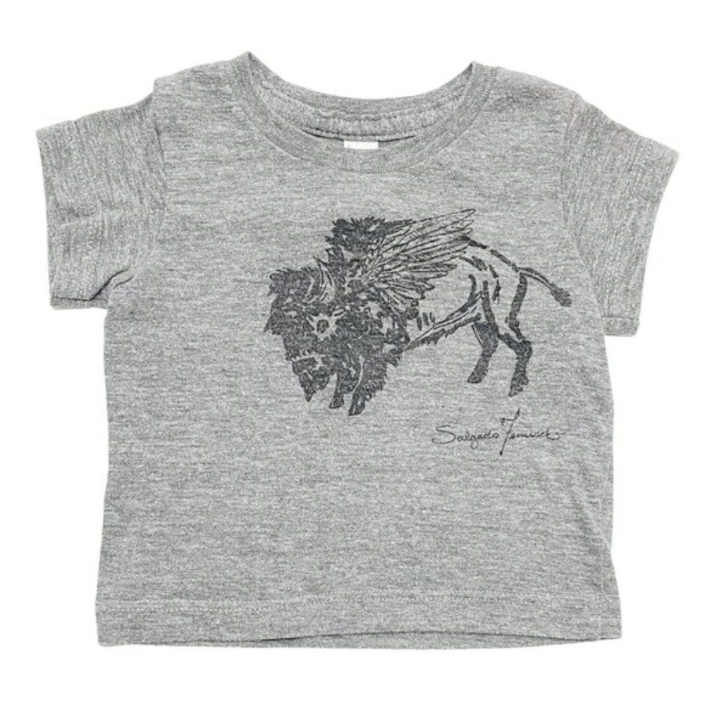 𝅺american Apparel x Salgado Fenwick Grey Tee